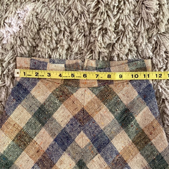 Vintage plaid skirt - Picture 2 of 3